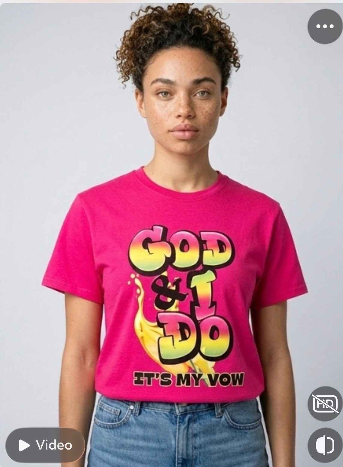 God & I, Do – It’s My Vow Multi-Color | Unisex Graphic T-Shirt